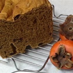 Receta de pan de levadura con pasas y caqui