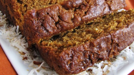 Receta de pan de nueces, calabaza y coco