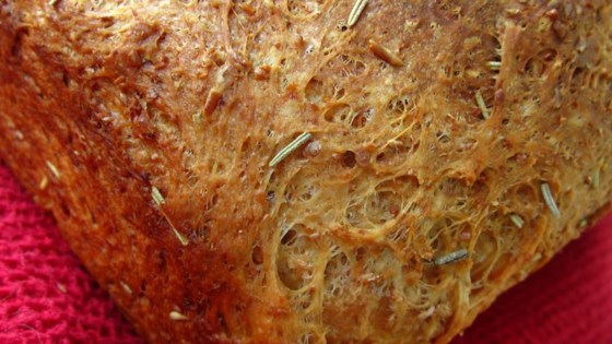 Receta de pan de romero fresco