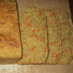 Receta de pan de zanahoria y tomillo