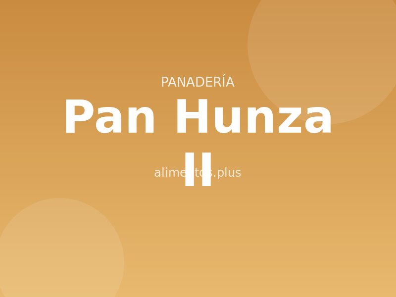 Receta de Pan Hunza II
