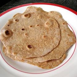 Receta de pan roti de la India