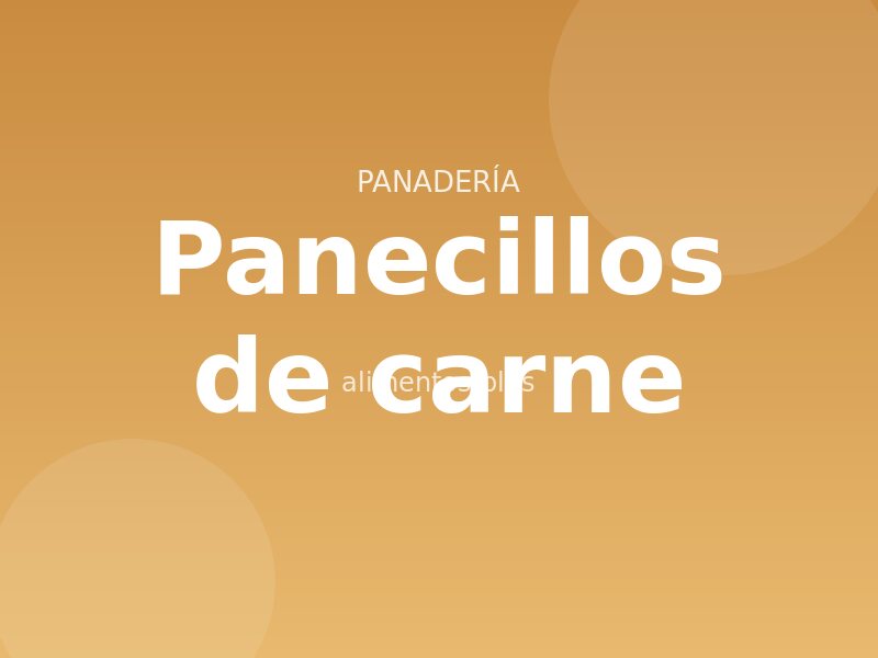 Receta de panecillos de carne