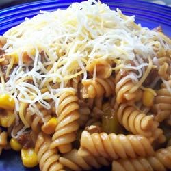 Receta de pasta con chile a la barbacoa