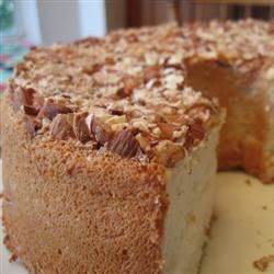 Receta de pastel de ángel con almendras tostadas