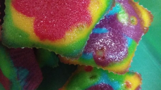 Receta de pastel de arcoíris