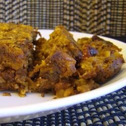 Receta de pastel de carne al curry