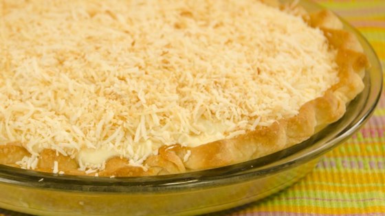 Receta de pastel de crema de coco tostado