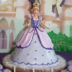 Receta de pastel de muñeca Barbie