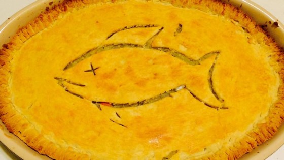 Receta de pastel de patata y salmón