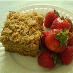 Receta de pastel de plátano crujiente