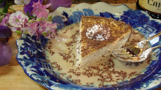 Receta de pastel de queso con crema irlandesa