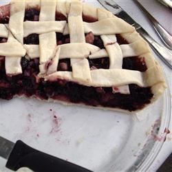 Receta de pastel de ruibarbo de morera