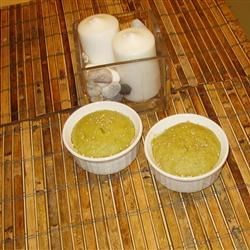 Receta de pastel de té verde al vapor con semillas de sésamo negro