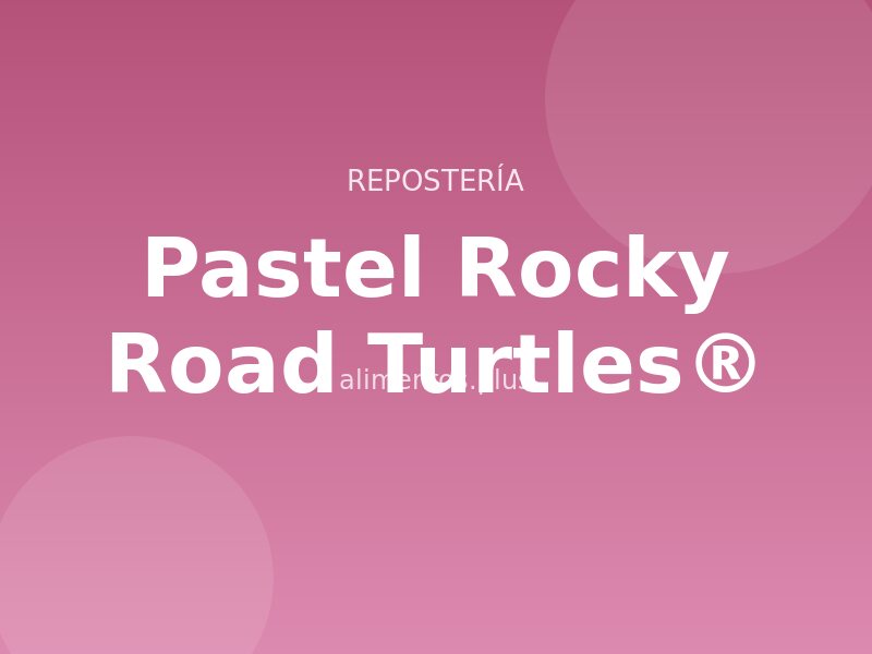 Receta de pastel Rocky Road Turtles®