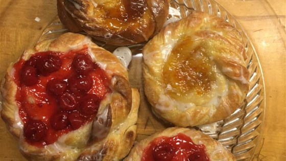 Receta de pastelería danesa