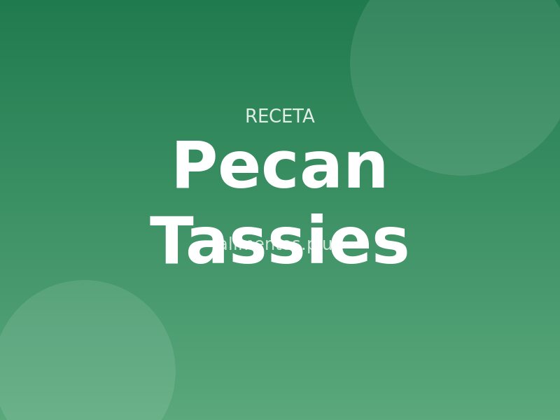 Receta de Pecan Tassies
