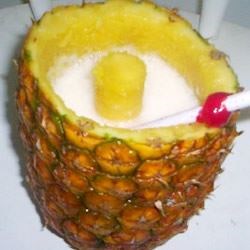 Receta de piña colada virgen