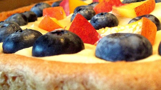 Receta de pizza de frutas