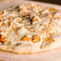 Receta de pizza de pollo estilo búfalo