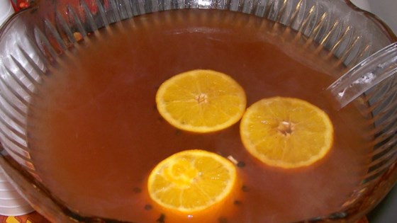 Receta de ponche de otoño tibio y picante