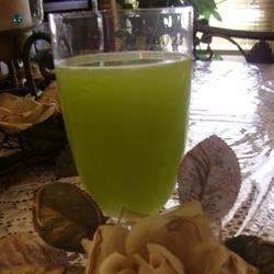 Receta de ponche verde