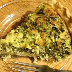 'Receta de quiche de espinacas de Suzanne'