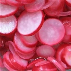 Receta de rábanos rosados