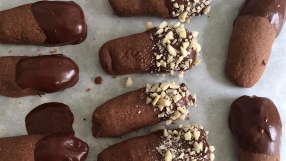 Receta de registros de galletas de mantequilla con chispas de chocolate