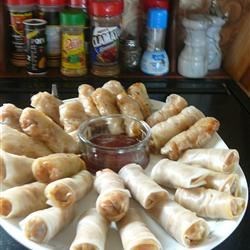 Receta de rollitos de primavera frescos