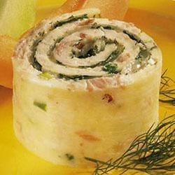 Receta de rollo de salmón ahumado