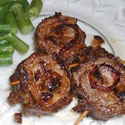 Receta de rollos de tocino de res