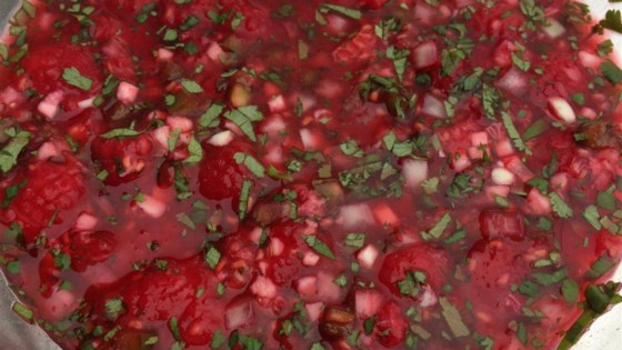 Receta de salsa de frambuesa