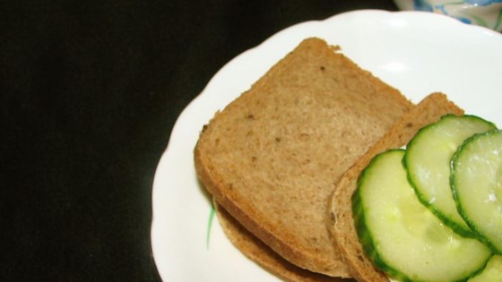 Receta de sándwiches de pepino para fiestas