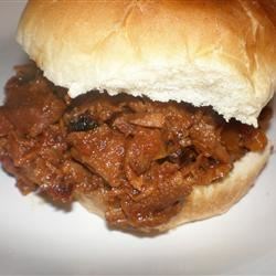 Receta de Sloppy Joes de venado en olla de cocción lenta