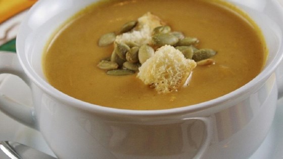 Receta de sopa de calabaza al curry