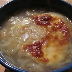 Receta de sopa de cebolla francesa VII