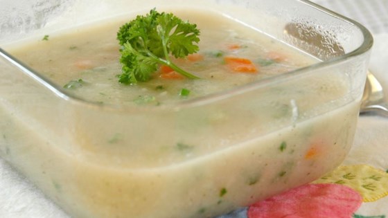 Receta de sopa de coliflor suave