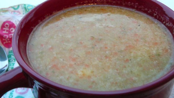 Receta de sopa de coliflor