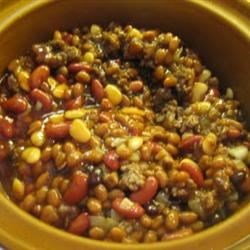 Receta de sopa de frijoles calicó