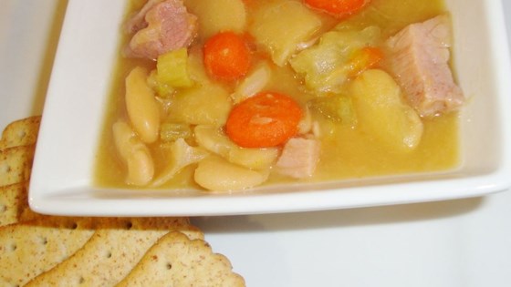 Receta de sopa de frijoles del Senado