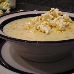 Receta de sopa de palomitas de maíz (sopa de maíz)
