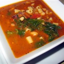 Receta de sopa de pasta fagioli II