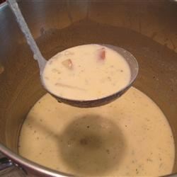 Receta de sopa de patata suiza