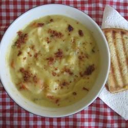 Receta de sopa de queso de jardín