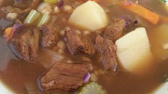 Receta de Sopa de Res y Cebada III