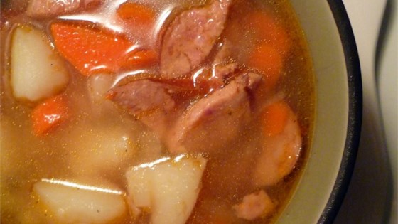 Receta de sopa de salchicha polaca