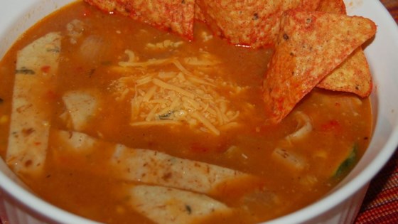 Receta de Sopa de Tortilla III