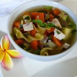 Receta de Sopa de Verduras con Pollo Abundante I