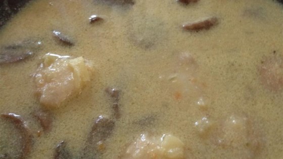 Receta de sopa de vieiras de la bahía